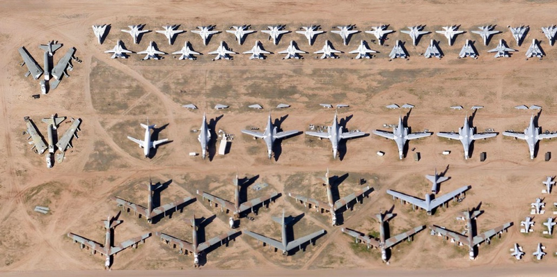 Illustration for article titled The World's Most Bizarre Aircraft Graveyards